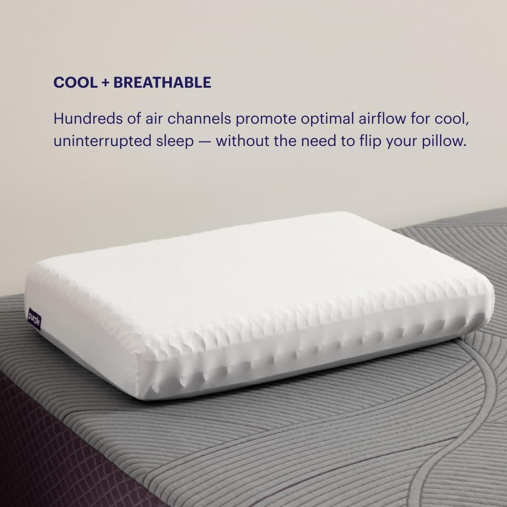 Purple Almohada - Rejilla GelFlex, soporte ergonómico de enfriamiento para