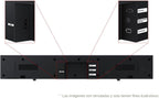 Barra de sonido Samsung Serie B HW B400F 2.0 canales con subwoofer incorporado (Modelo 2025) Un control remoto, expansión de sonido envolvente, modo de mejora de voz