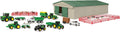 TOMY John Deere - Juego de juguetes de granja fundidos a presión, escala 1:64, incluye animales de granja, cobertizo de máquina, tractores de juguete, camiones de juguete y herramientas de granja