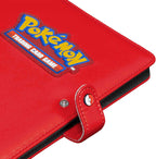 Ultra Pro Carpeta de Pokémon de 4 bolsillos de alta calidad, carpeta de tarjetas de Pokémon con 20 páginas de carga lateral y capacidad para hasta 160 tarjetas, sin ácidos y sin PVC, cierre a presión, parte trasera negra y cubierta acolchada de piel