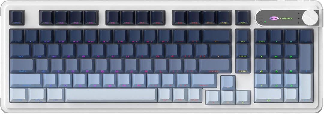 MageGee GK960 Teclado inalámbrico, 98 teclas Tri-Modo BT\/2.4G\/Tec...