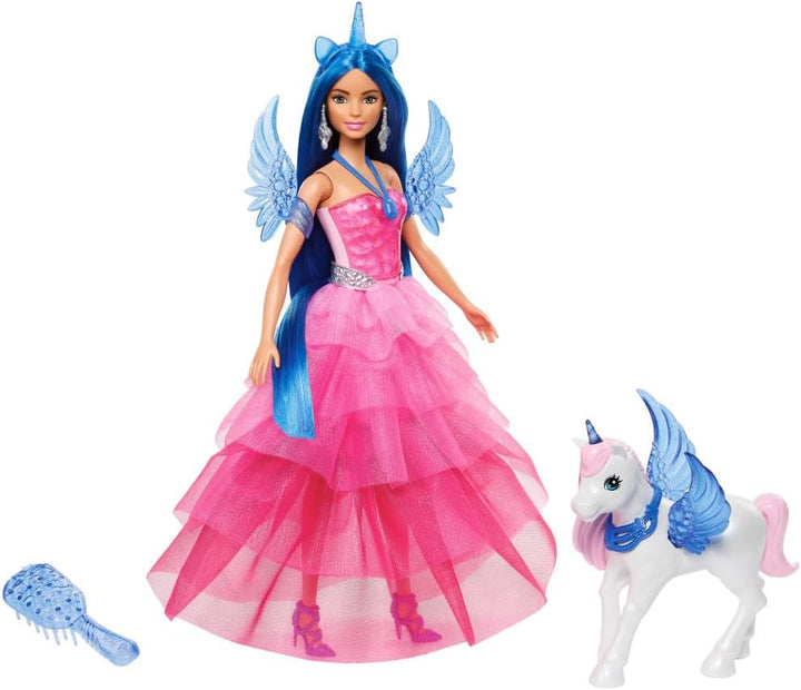 Barbie Juguete de unicornio, muñeca conmemorativa del 65 aniversari...