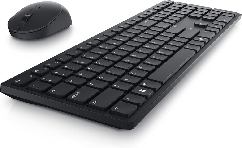 Dell Teclado y mouse inalámbricos avanzados - KM520 - Inalámbrico, interfaz de 2.4 GHz, Negro