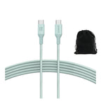Anker Cable USB-C a USB-C 544 de nailon biológico de 10 pies, cable de carga rápida ecológico, soporta PD de 140 W para portátiles, tabletas y teléfonos inteligentes, resistente