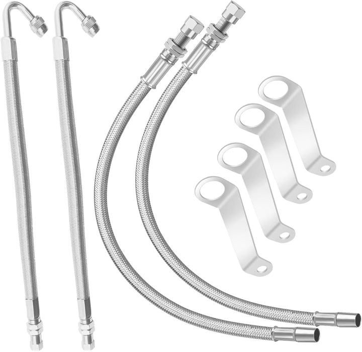Kit de Inflado de Aire para Neumáticos Dobles, Extensión de Válvula...
