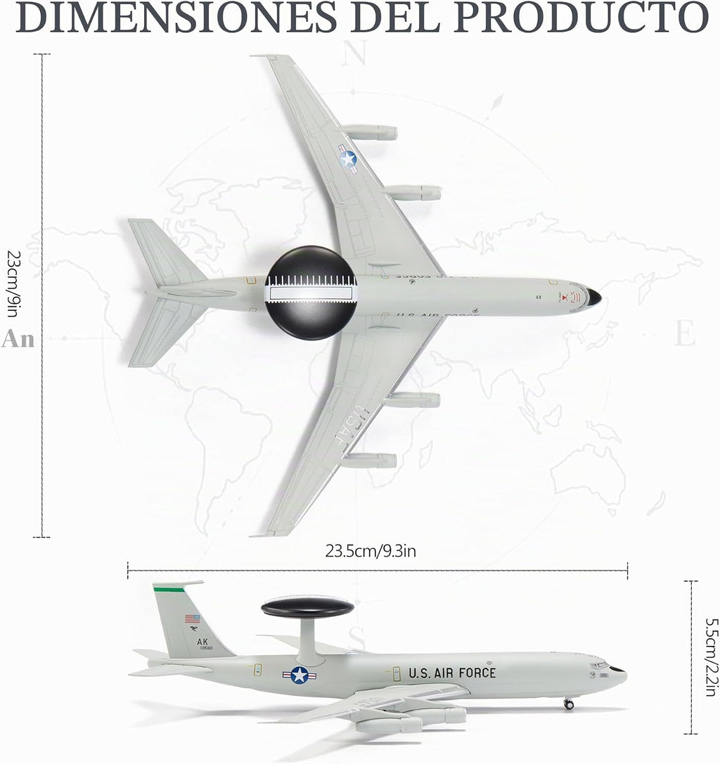 E-3 Sentry - Modelo de aviones de fundición a presión para