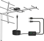 Antena de TV HD satelital Yagi, antena de TV digital al aire libre para
