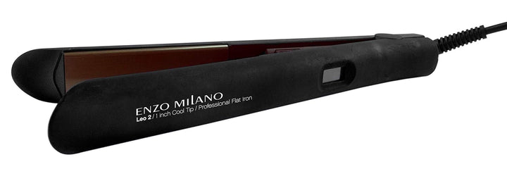 ENZO Milano Plancha plana de cerámica L2 Cool Tip de 1 pulgada