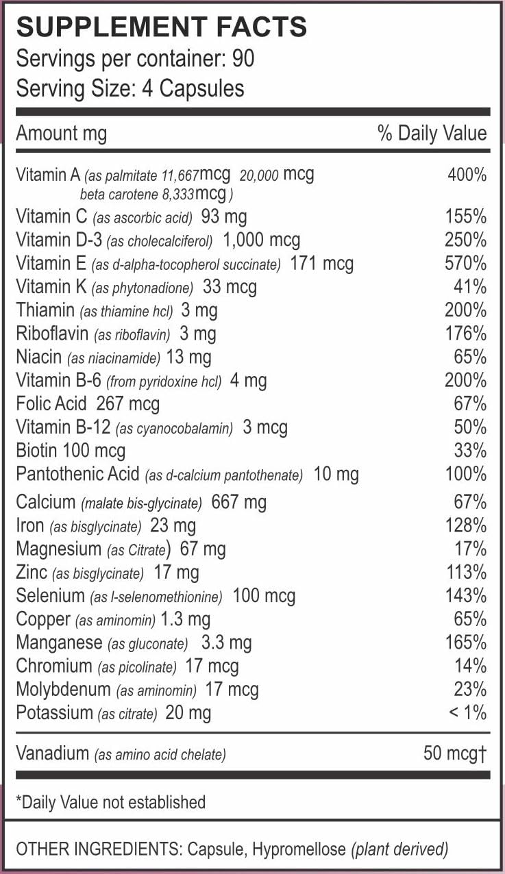 Vita4Life! Fórmula multi-estándar \u2022 Complejo completo de vitam...