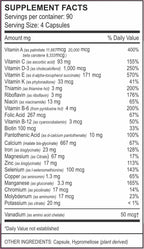 Vita4Life! Fórmula multi-estándar • Complejo completo de vitaminas y minerales • 360