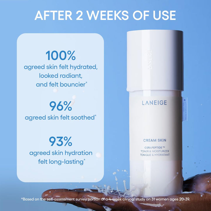 LANEIGE Tónico e hidratante para la piel en crema: Tóner lechoso co...