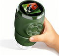 Mini microscopio digital para niños, juguete STEM portátil de mano 1000X