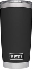 YETI Rambler - Vaso de acero inoxidable con aislamiento al vacío de 20 onzas con tapa MagSlider