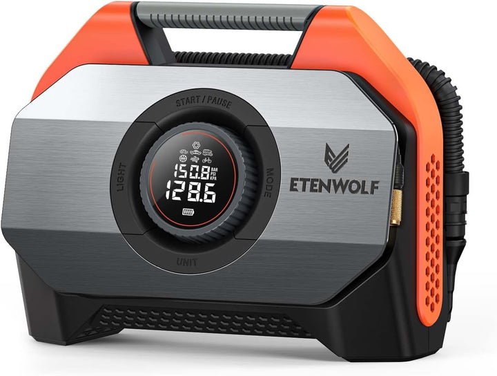 ETENWOLF VORTEX S6 - Inflador de neumáticos, compresor de aire port...