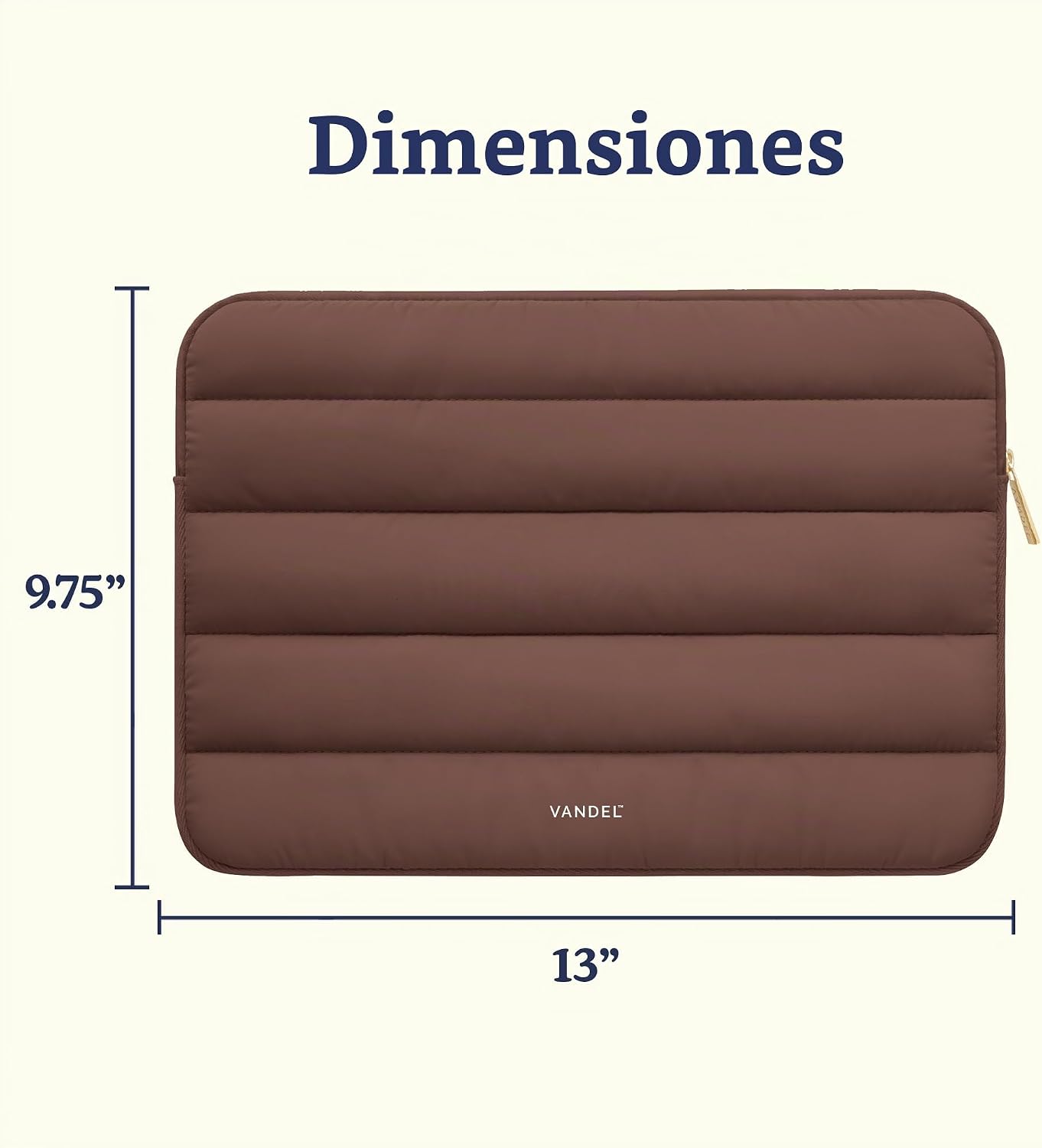 Vandel - Funda acolchada para laptop de 13 a 14 pulgadas para mujer...