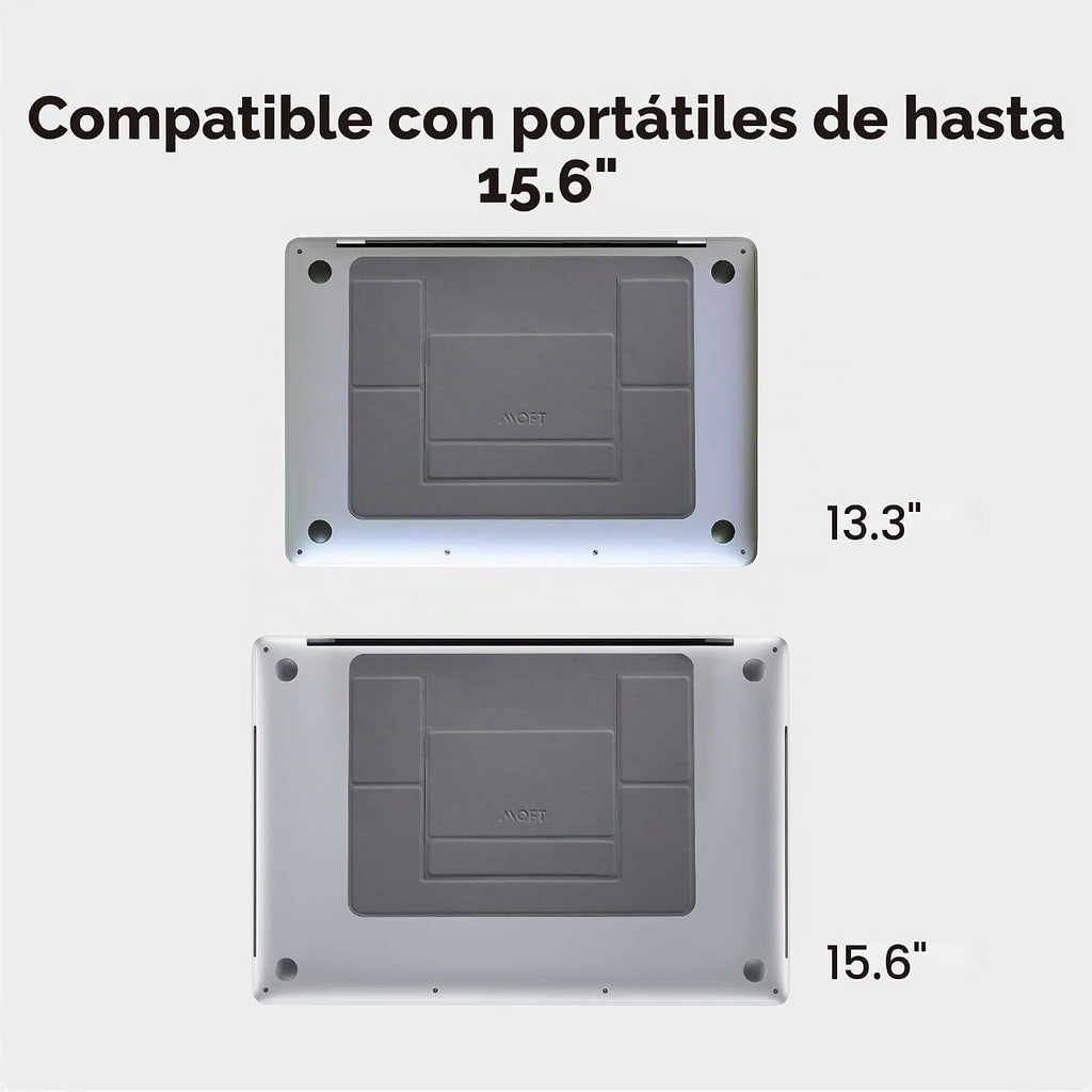 Soporte para portátil Invisible MOFT, elevador portátil adhesivo para trabajo móvil