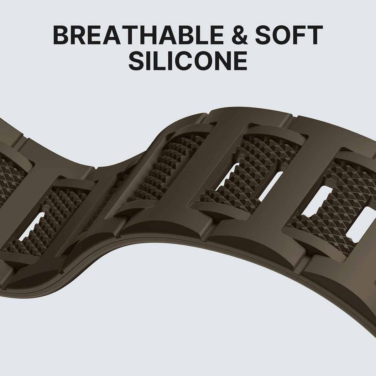 Bandletic Correa de silicona para exteriores compatible con Garmin Watch