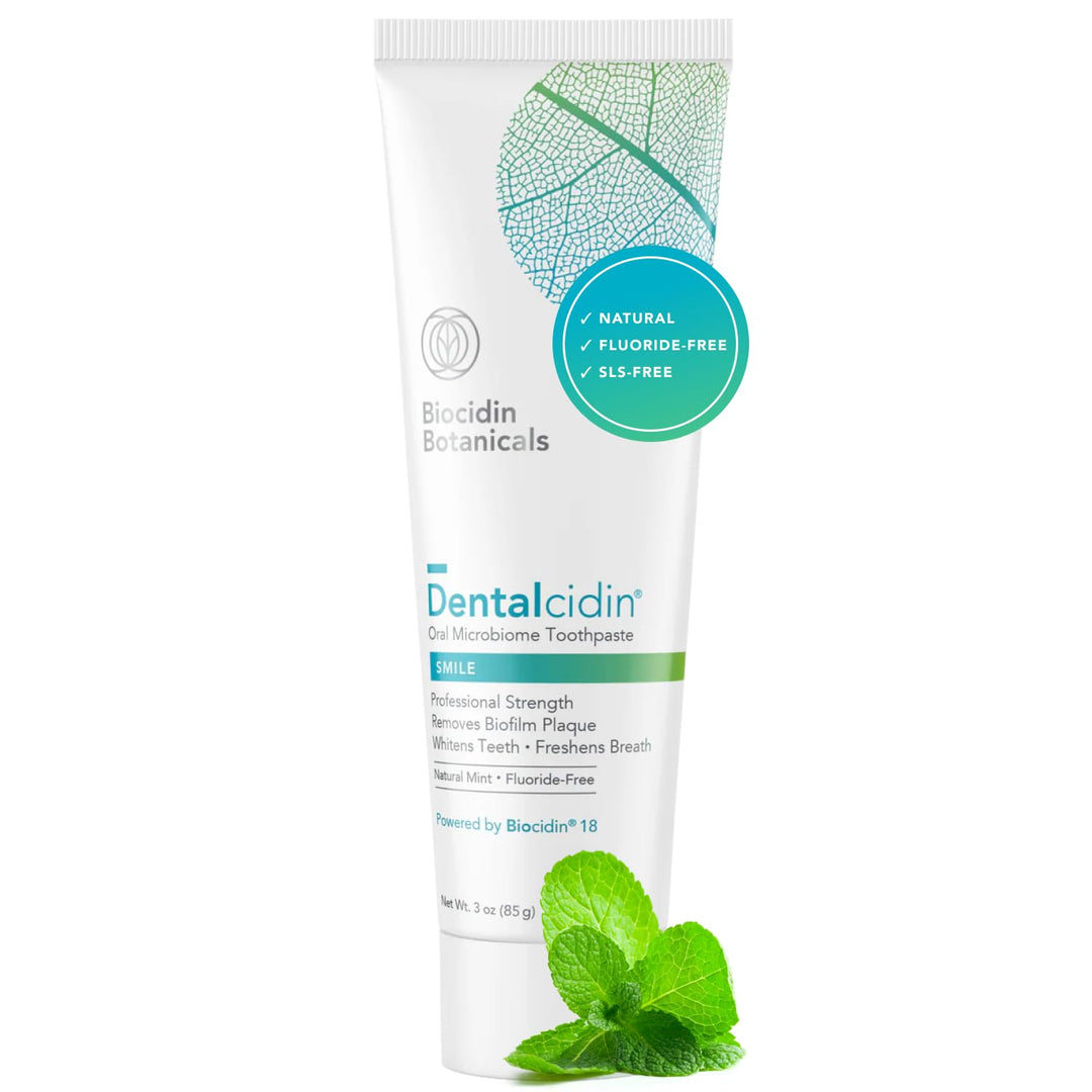 Biocidin Dentalcidin - Pasta de dientes blanqueadora sin flúor para...