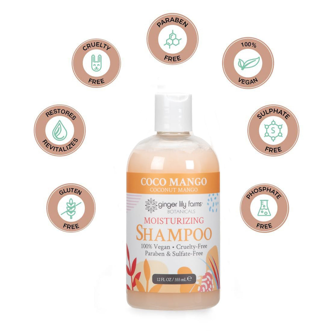 Champú hidratante Ginger Lily Farms Botanicals para todo tipo de ca...