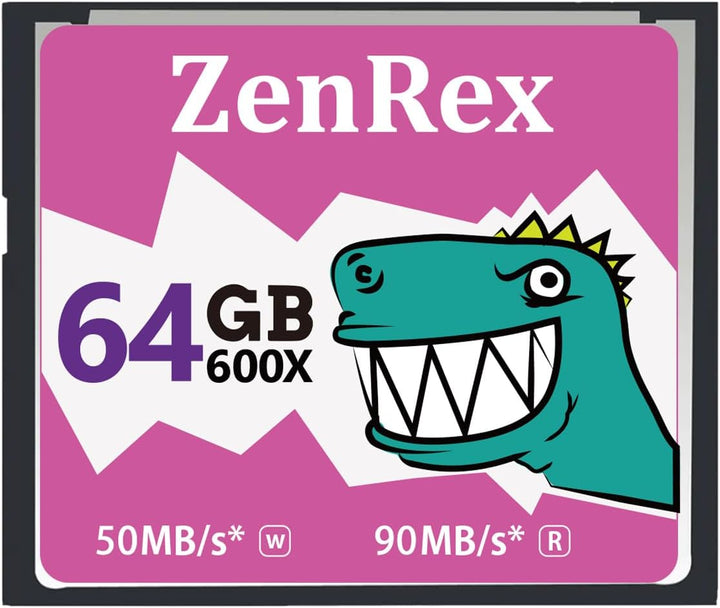 ZenRex Tarjeta de memoria CompactFlash de 64 GB Tarjeta CF