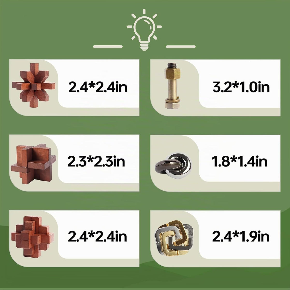 12 piezas de rompecabezas de juguetes de madera y metal, juego de rompecabezas cerebrales para adultos y niños, juguete de escritorio, rompecabezas de cerradura, regalo para adolescentes