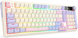 Redragon K768 PRO Teclado inalámbrico de 98 teclas para juegos, pan...