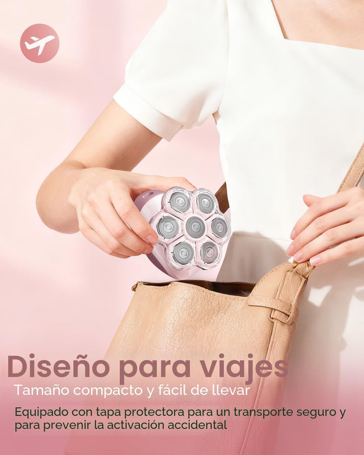 Bartrimber Maquinillas de afeitar eléctricas para piernas de mujer:...