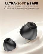 Paekole Auriculares para dormir de lado, ultra mini auriculares Bluetooth