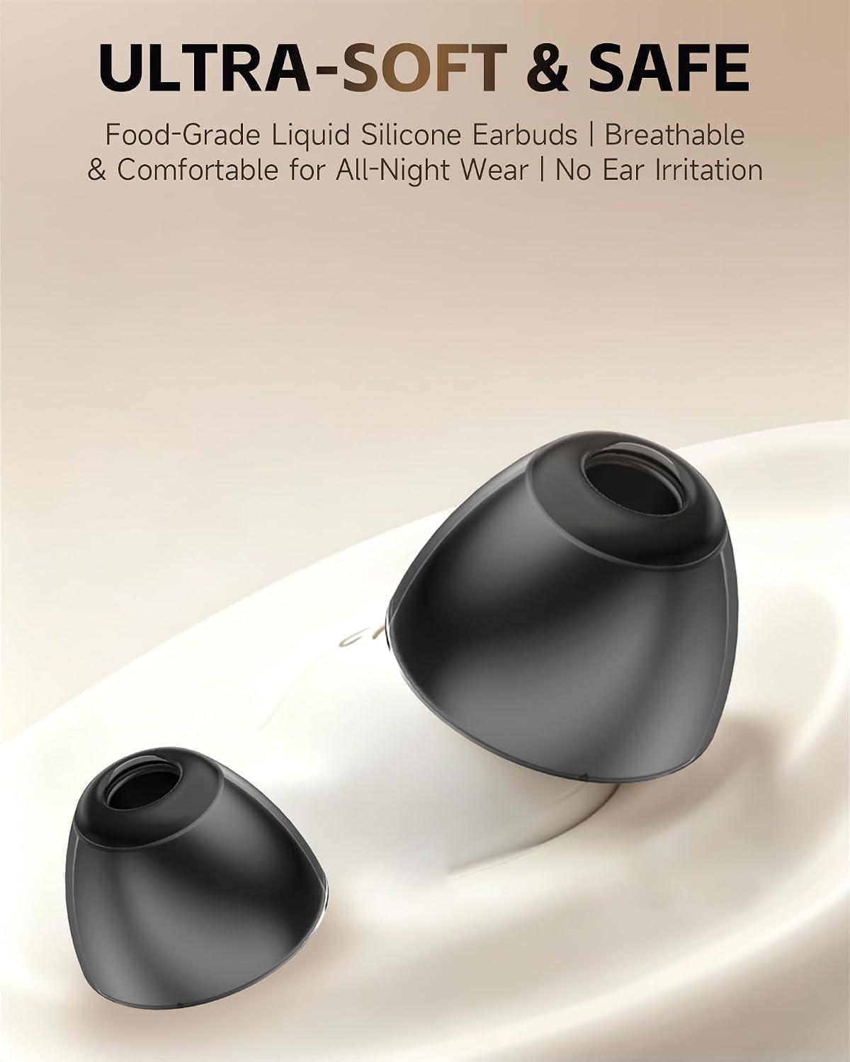 Paekole Auriculares para dormir de lado, ultra mini auriculares Bluetooth