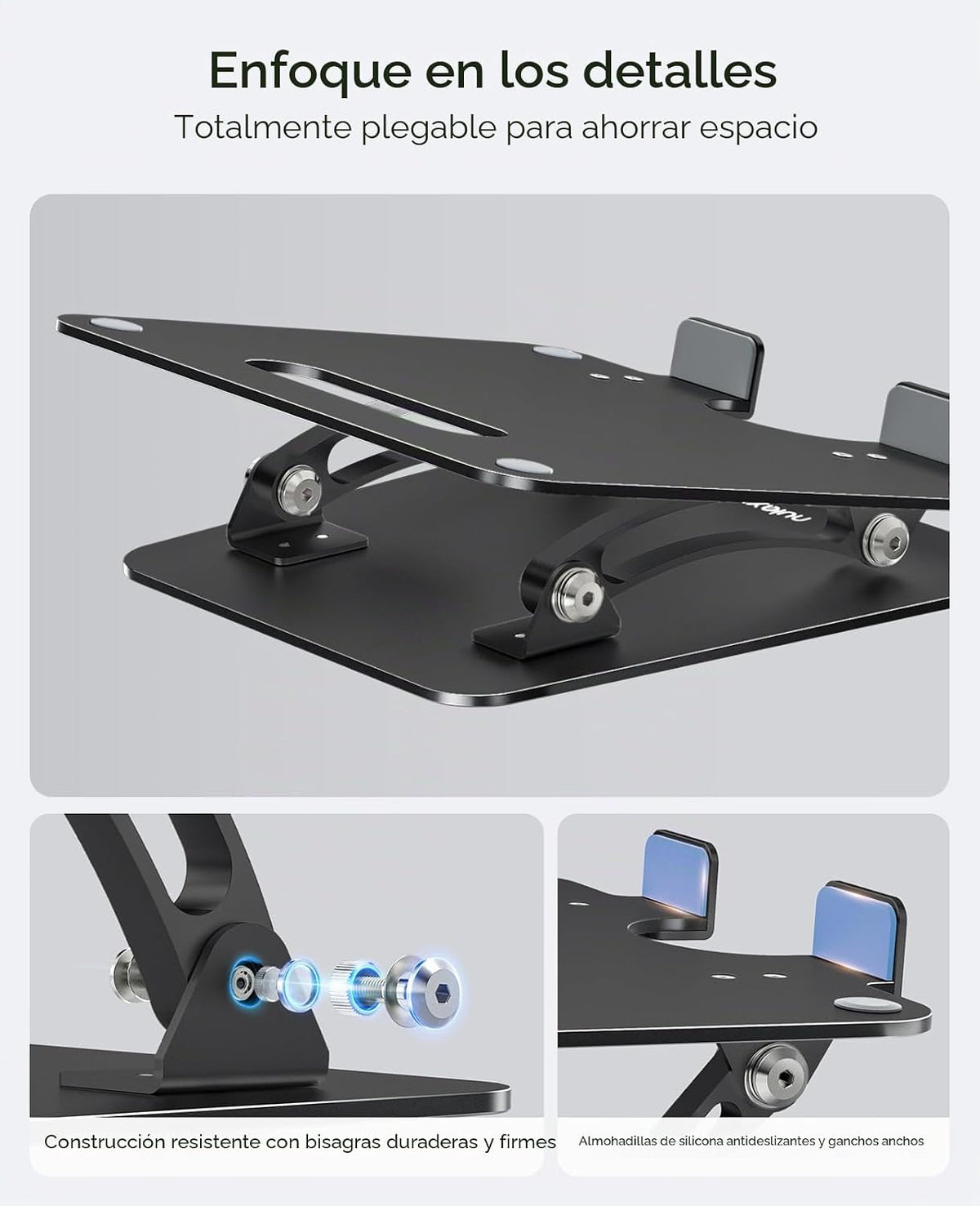 Nulaxy Soporte para portátil totalmente ajustable para escritorio,...