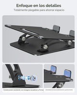 Nulaxy Soporte para portátil totalmente ajustable para escritorio,...