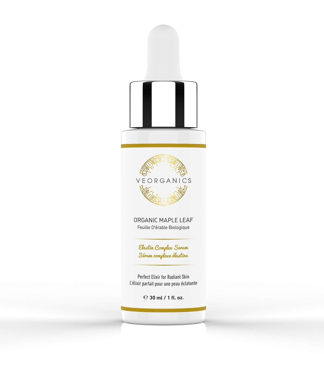 Suero facial orgánico de hoja de arce elastina complejo - rico en s...