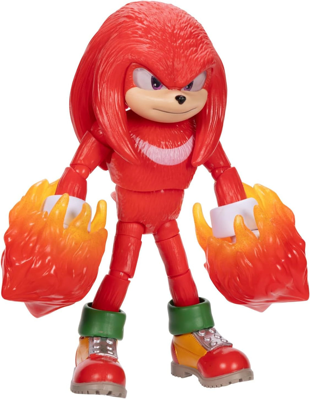 Sonic 3 The Hedgehog The Movie - Figura de acción Knuckles de 5 pulgadas - Figura articulada - Jakks Pacific