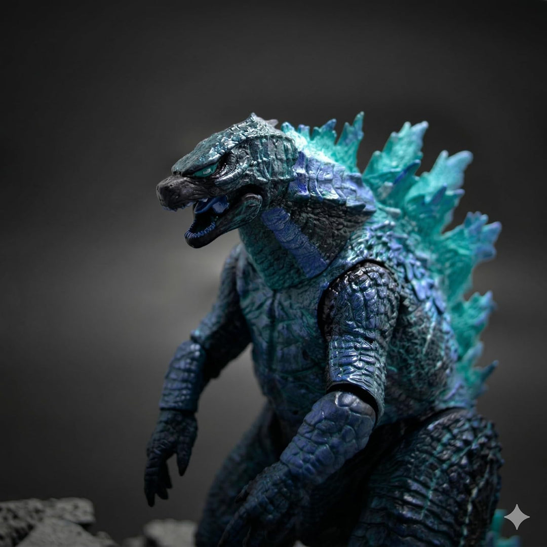 JAYKENIXO Figura de acción del rey de los monstruos del dragón azul...