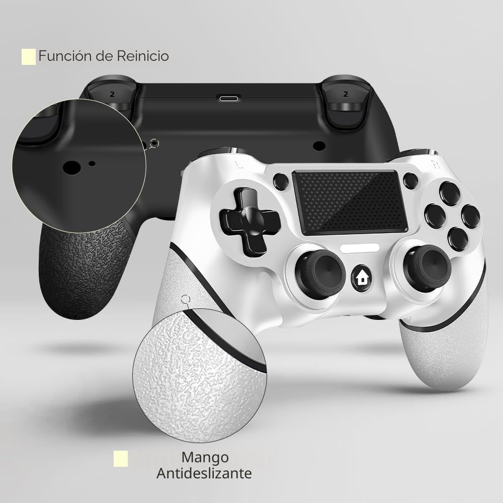 AceGamer Paquete de 2 para controlador PS4, controlador inalámbrico...