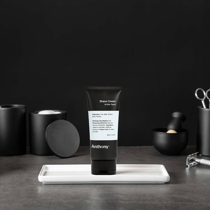 Anthony Crema de afeitar para hombre para pieles sensibles: extract...
