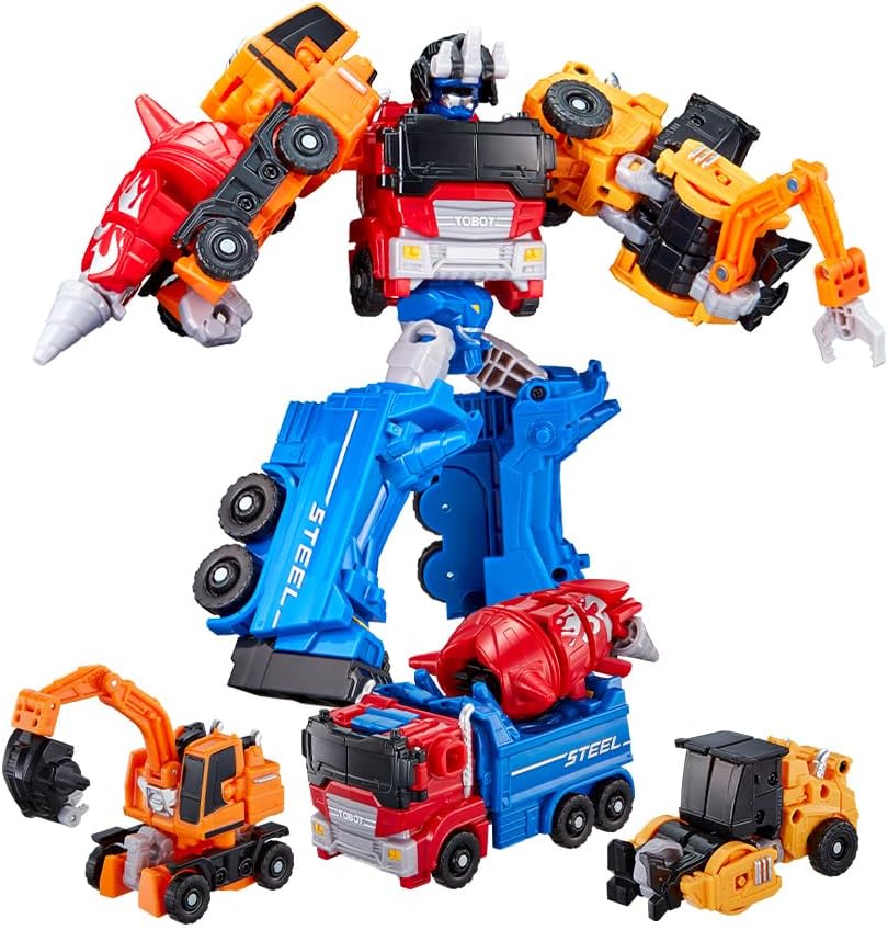 Nuevo TOBOT, MINI TOBOT Heavy Metal, Youngtoys - Vehículo coleccionable transformable a robot, juguetes de personajes de animación de héroes para niños de 4 años en adelante, juguetes transformables