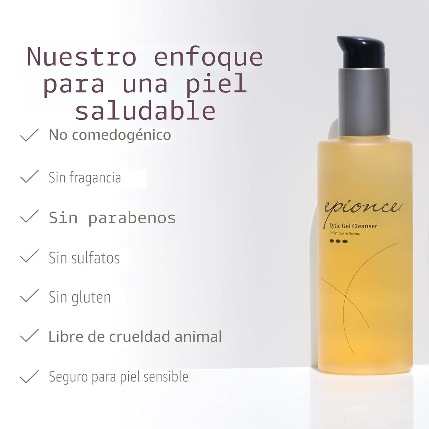 Epionce Lytic Gel Cleanser - Limpiador facial y removedor de maquil...