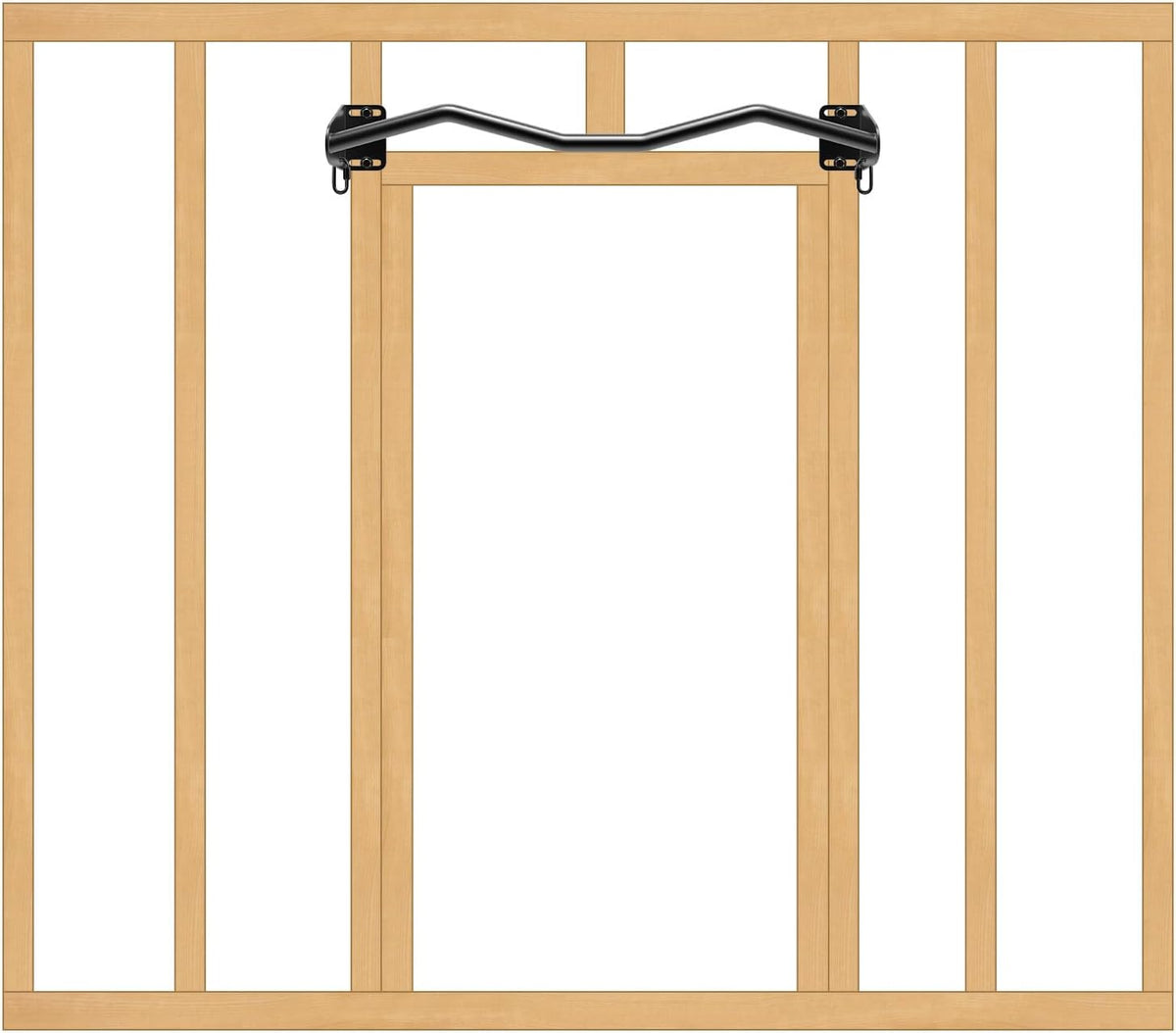 Kipika - Barra de dominadas de gran resistencia para montar en la puerta, barra multifuncional para flexiones, barra de fitness portátil para puerta, sistema de entrenamiento corporal para el hogar