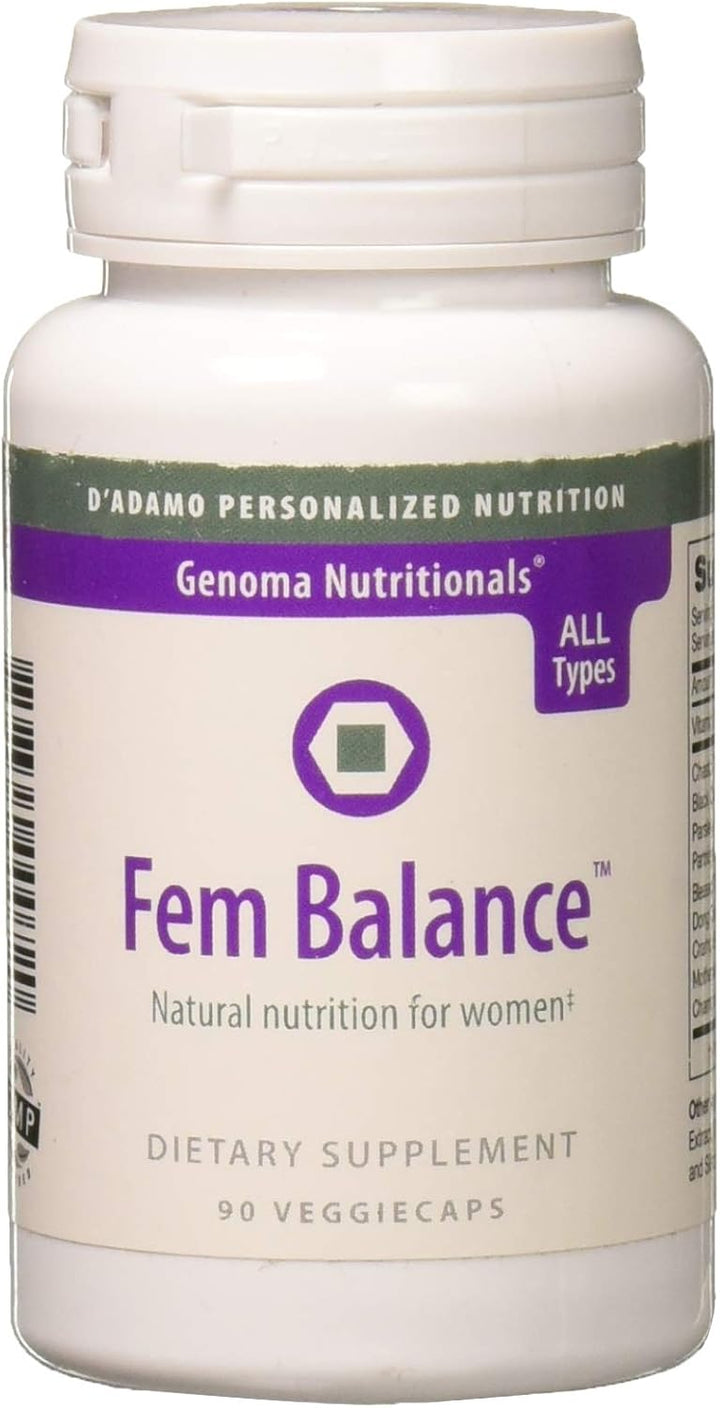D'Adamo Nutrición Personalizada Fembalance, 90 unidades