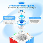 GAN 356 ME, Speed Cube 3x3 Juguete de Rompecabezas Magnético con 48 Imanes GES Pro+ Personalizado 12 Configuraciones de Tensión, Ideal para Niños, Chicos y Adultos, Versión Mejorada GAN 356 M, Versión