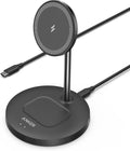 Anker Soporte de carga inalámbrico PowerWave 2 en 1 compatible con MagSafe
