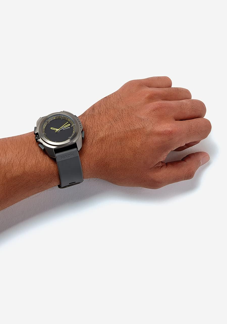 NIXON Ripley A1267 - Reloj analógico y digital para hombre - Reloj deportivo de expedición y aventura - Reloj de moda para hombre - Caja de reloj de 47mm, correa de PU de 23mm