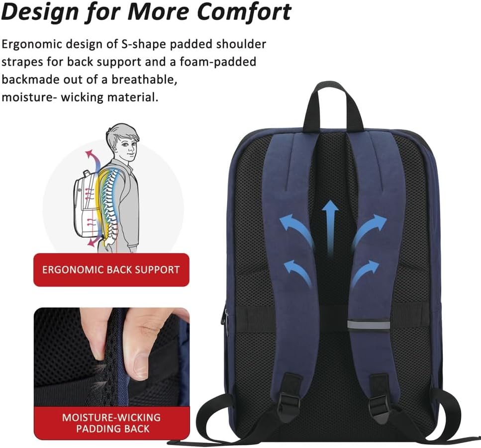 MAXTOP Mochila de viaje para computadora portátil, mochilas de nego...