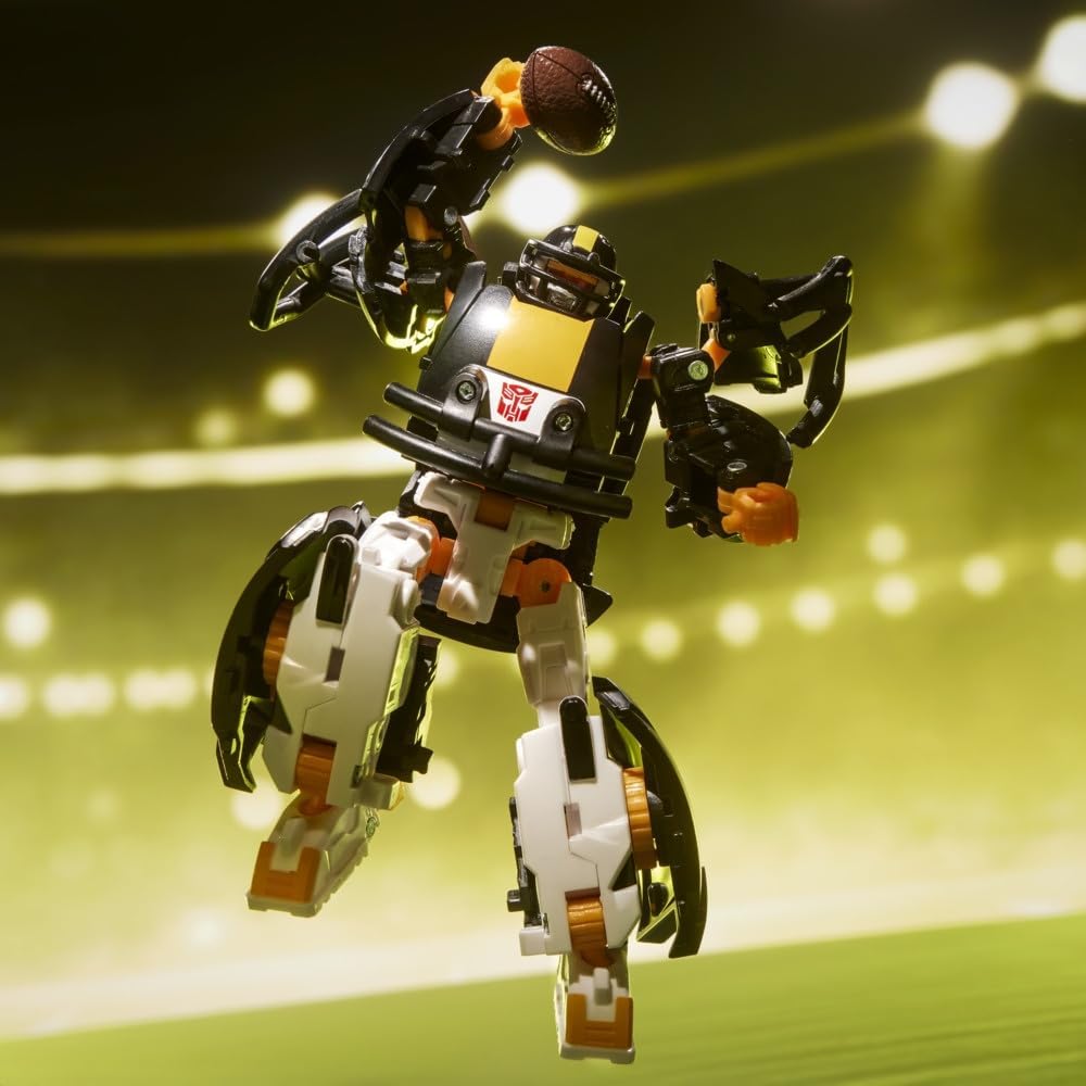 Transformers NFL Pittsburgh Steelers Steelsmash Figura de acción de 5.5 pulgadas