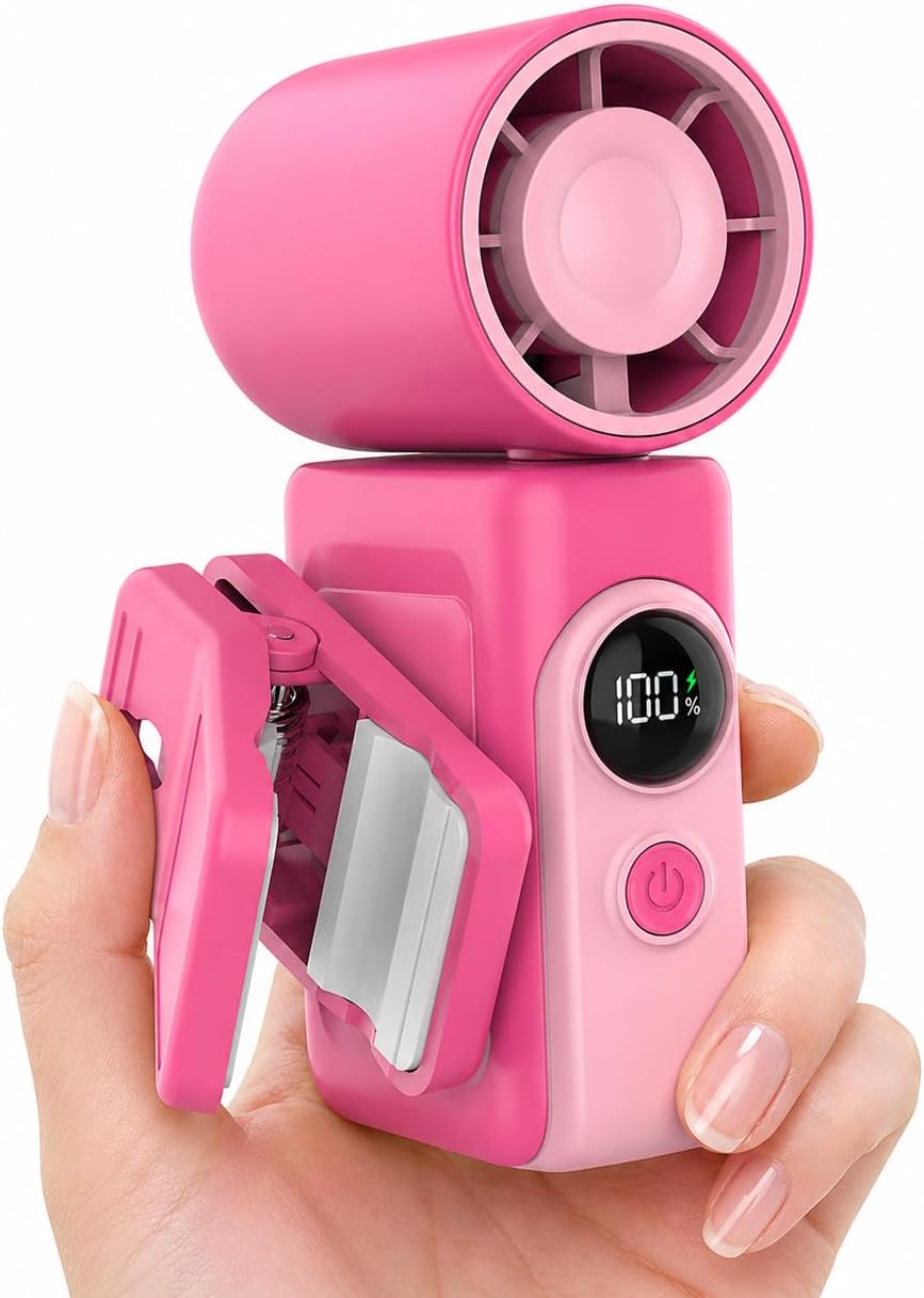 Hotsales Ventilador portátil con clip, mini ventilador de mano reca...