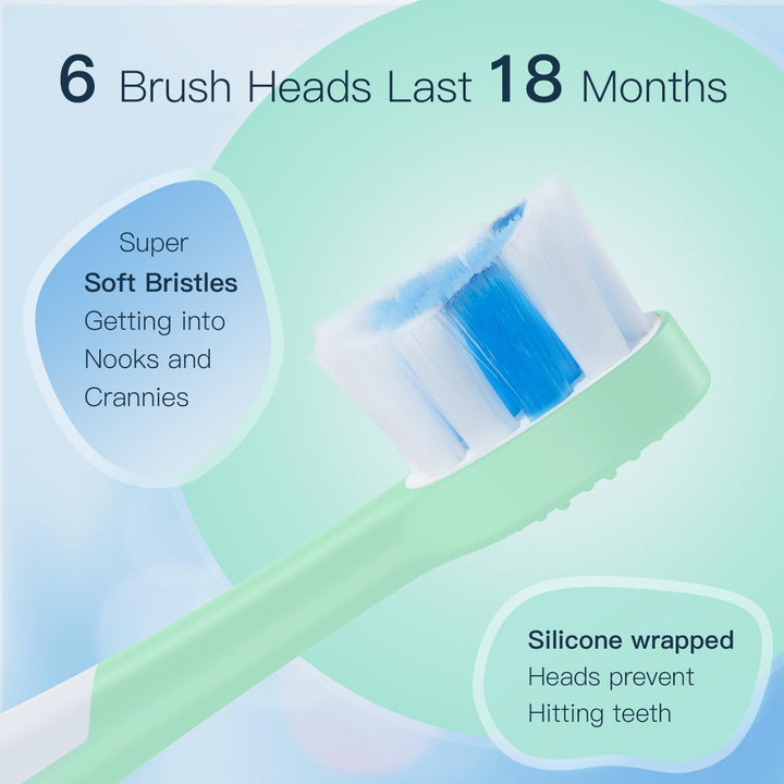 FUMEIKANG - Cepillos de dientes eléctricos para niños sónicos recar...