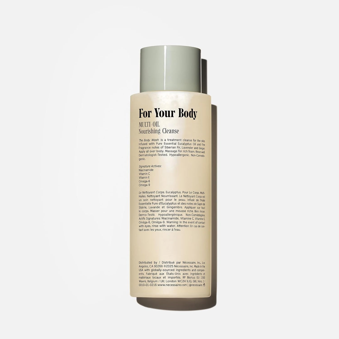 Nécessaire The Body Wash Eucalyptus - Gel de ducha natural para muj...