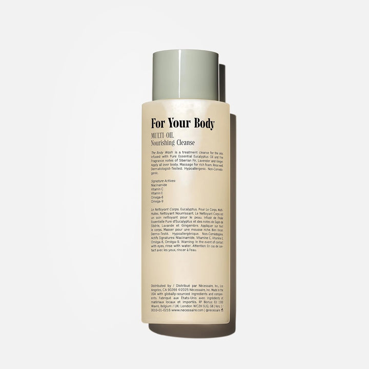 Nécessaire The Body Wash Eucalyptus - Gel de ducha natural para muj...