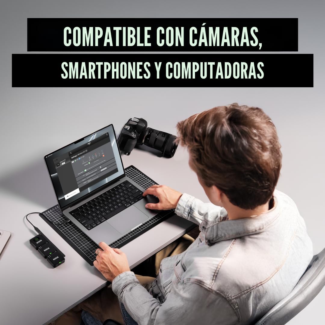RØDE Wireless GO III (Gen 3) - Micrófono inalámbrico compacto - Aud...